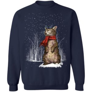 Cat Snow Ugly Christmas Sweater
