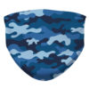 Camouflage Pattern Camo Baby Blue Face Mask