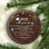 2020 The Year Of Global Pandemic Funny Quarantine Decorative Christmas Ornament – Funny Holiday Gift