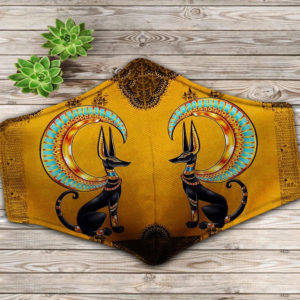 Symbol Cat Ancient Egypt  Face Mask