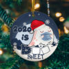 2020 Is Boo Sheet Cute Ghost Funny Halloween Circle Ornament Keepsake – Halloween Gift Ornament