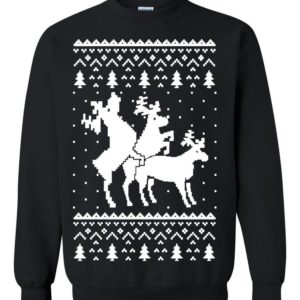 Reindeer Sex Naughty Ugly Christmas Sweater