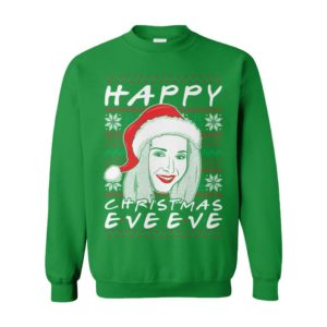 Happy Christmas Eve Eve Best Friends Phoebe Sitcom Tv Show Ugly Christmas Sweater