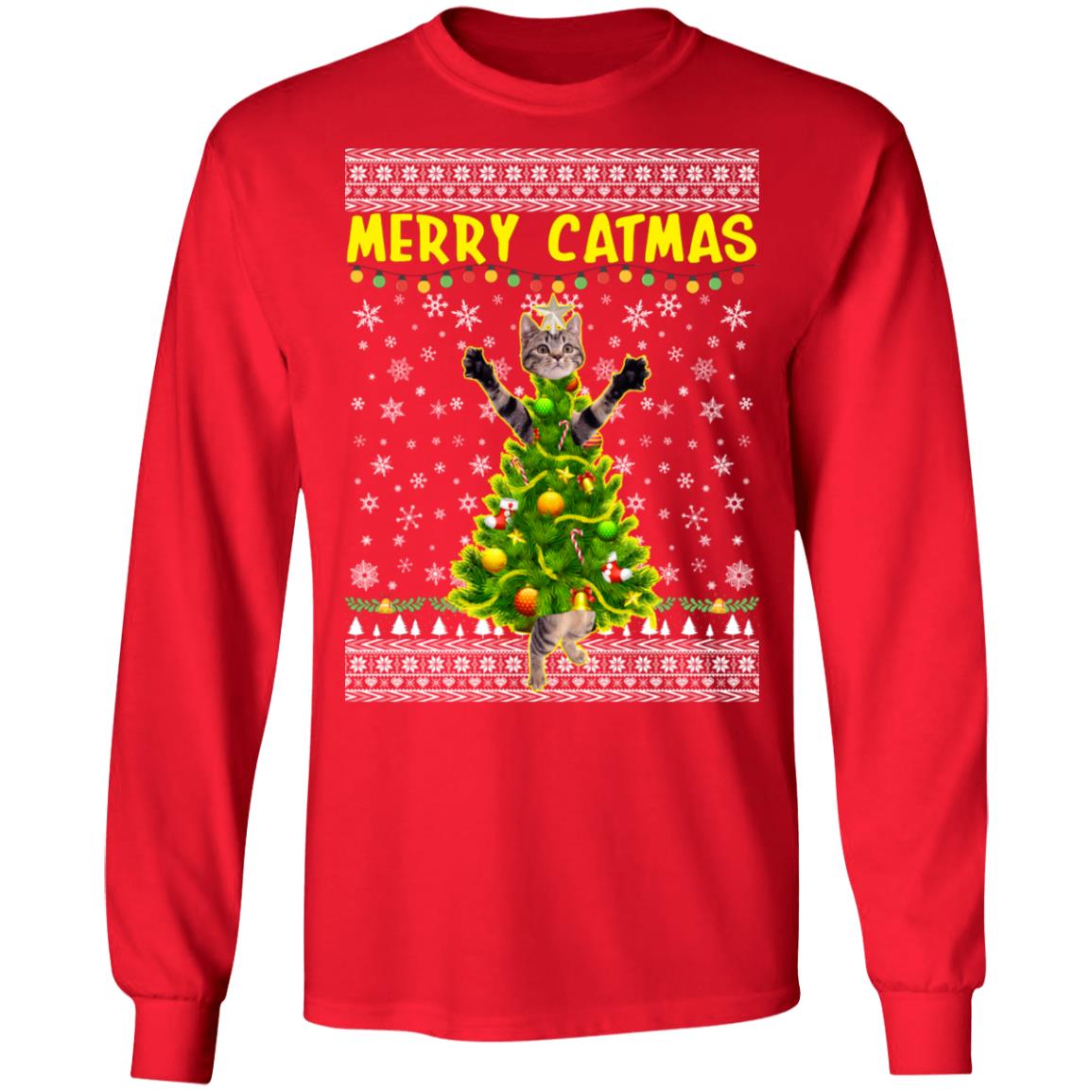Merry Catmas – Kitten Kitty Ugly Christmas Sweater Merry Catmas – Kitten Kitty Ugly Christmas Sweater