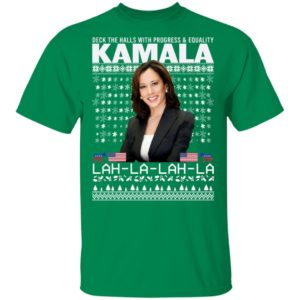 Deck The Halls With Progress And Equality Kamala Lah La Christmas Sweater
