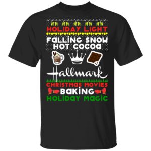 Holiday Light Falling Snow Hot Cocoa Hallmark Christmas Movies Baking Holiday Magic Ugly Christmas Sweater Holiday Light Falling Snow Hot Cocoa Hallmark Christmas Movies Baking Holiday Magic Ugly Christmas Sweater