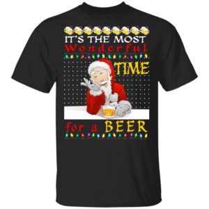 It’s The Most Wonderful Time For A Beer Ugly Christmas Sweater It’s The Most Wonderful Time For A Beer Ugly Christmas Sweater