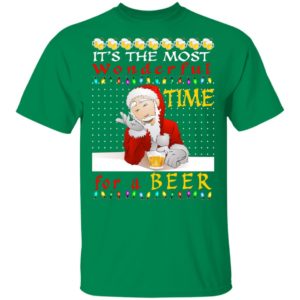 It's The Most Wonderful Time For A Beer Ugly Christmas Sweater