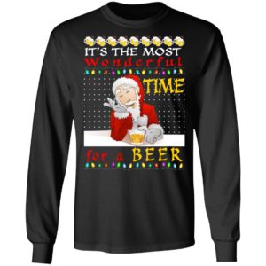 It's The Most Wonderful Time For A Beer Ugly Christmas Sweater