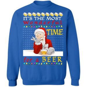 It's The Most Wonderful Time For A Beer Ugly Christmas Sweater