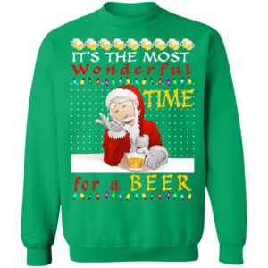 It's The Most Wonderful Time For A Beer Ugly Christmas Sweater