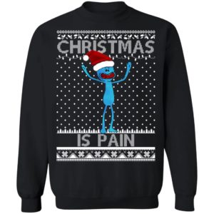 Mr Meeseeks Christmas Is Pain Ugly Christmas Sweater