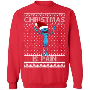 Mr Meeseeks Christmas Is Pain Ugly Christmas Sweater