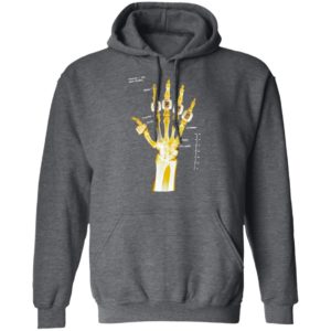 Kobe Bryant hand gold rings x-ray T-shirt, LS, Hoodie