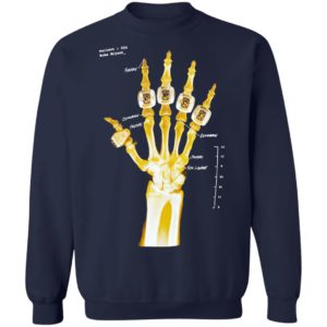 Kobe Bryant hand gold rings x-ray T-shirt, LS, Hoodie