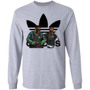 Notorious B.I.G Tupac Shakur Adidas T-Shirt, LS, Hoodie