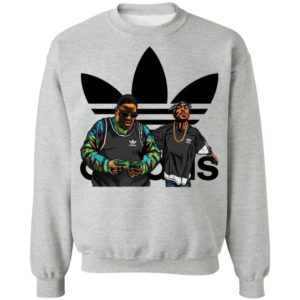 Notorious B.I.G Tupac Shakur Adidas T-Shirt, LS, Hoodie