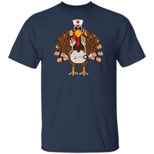 Thanksgiving Scrub Tops Women Turkey Nurse Holiday Nursing Shirt