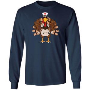 Thanksgiving Scrub Tops Women Turkey Nurse Holiday Nursing Shirt