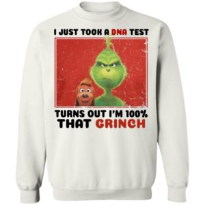 I Just Took A Dna Test Turns Out I’m 100% That Grinch SweatShirt