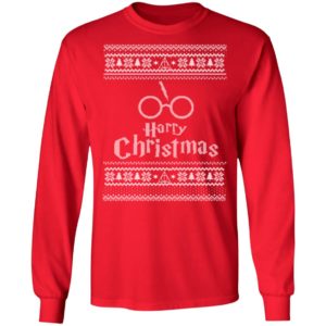 Harry Potter Wizard Movie Ugly Christmas Sweater, Long Sleeve