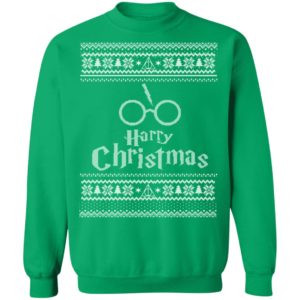 Harry Potter Wizard Movie Ugly Christmas Sweater, Long Sleeve