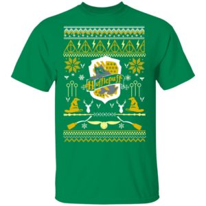Harry Potter Hufflepuff Ugly Christmas Sweater, Long Sleeve