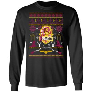 Harry Potter Gryffindor Ugly Christmas Sweater, Long Sleeve