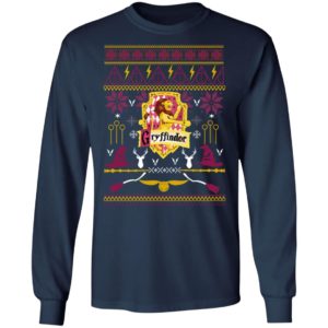 Harry Potter Gryffindor Ugly Christmas Sweater, Long Sleeve