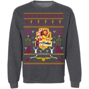 Harry Potter Gryffindor Ugly Christmas Sweater, Long Sleeve