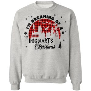 Harry Potter Christmas I'm Dreaming Of A Hogwarts Christmas Sweatshirt, Long Sleeve