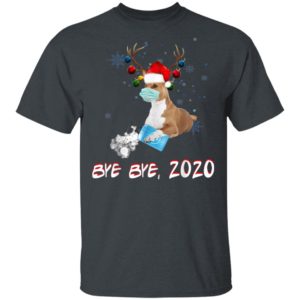 Basenji Dog Bye Bye 2020 Christmas New Year T-Shirt, Long Sleeve