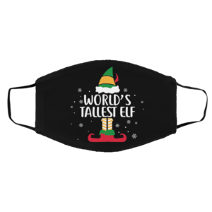 World’s Tallest Elf Christmas Face Mask World’s Tallest Elf Christmas Face Mask