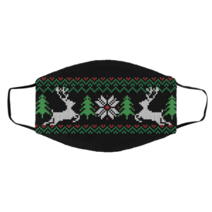 UGLY CHRISTMAS SWEATER Pattern Face Mask UGLY CHRISTMAS SWEATER Pattern Face Mask