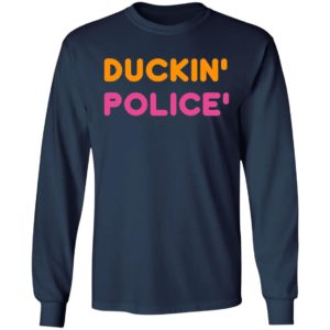 Duckin Police shirt, long sleeve
