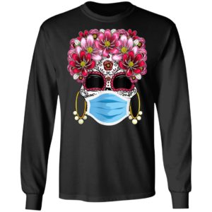 Dia De Los Muertos 2020 Face Mask Day Of The Dead Skull T-Shirt