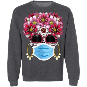 Dia De Los Muertos 2020 Face Mask Day Of The Dead Skull T-Shirt