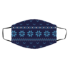 Ugly Christmas Sweater Seamless Pattern Face Mask