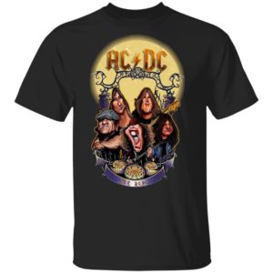 The Ac Dc Rock Band Comic Halloween Shirt