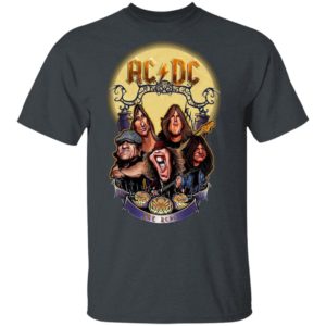 The Ac Dc Rock Band Comic Halloween Shirt