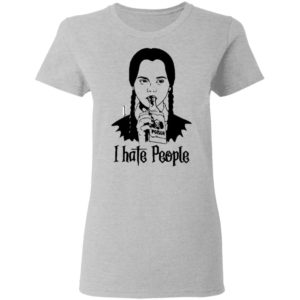Wednesday Addams I Hate People shirt