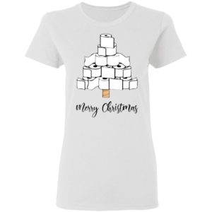 Toilet Paper Merry Christmas Tree 2020 Shirt