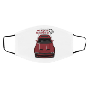 Challenger Hellcat Redeye Octane Red Face Mask