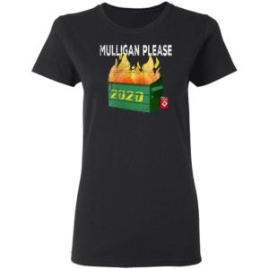 Womens Funny 2020 Dumpster Fire Golfer Mulligan Do Over Shirt