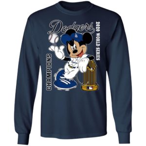 Mickey Mouse LA Dodgers 2020 World Series Champions Shirt