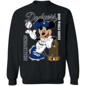 Mickey Mouse LA Dodgers 2020 World Series Champions Shirt