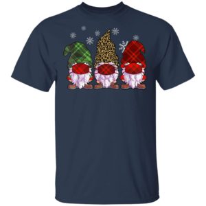 Quarantine Christmas Gnomes Wearing Mask Buffalo Plaid Shirt
