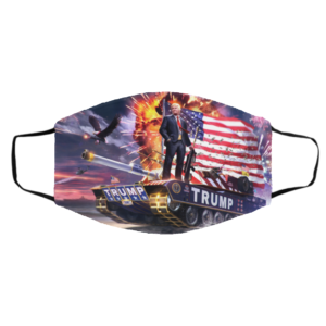 Trump Tank Face Mask Reusable Face Mask