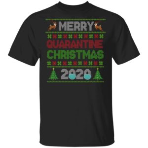 Merry Quarantine Christmas 2020 Pajama Matching Family Christmas Shirt, Long Sleeve