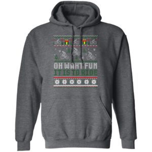 Cycling Bicycle Bike Cyclist Ugly Christmas Xmas Sweater TShirt